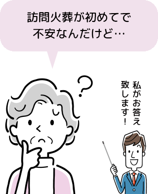 訪問火葬が初めてで不安なんだけど…
